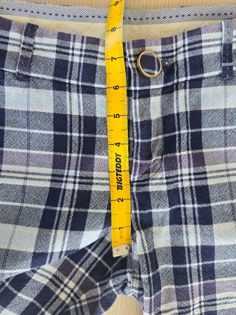 Talula Plaid Tailored Shorts - Picture 4 of 7